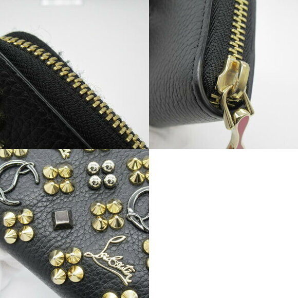 Christian Louboutin leather studded Wallet black - Picture 10 of 10